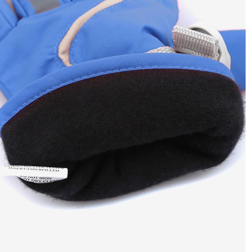 IZUS Kids Cold-Weather Ski-Gloves Winter-Warm Windproof Snow-Gloves Snowboarding Sledding Cycling Toddler 3-6T Boy-Girl - Image 3